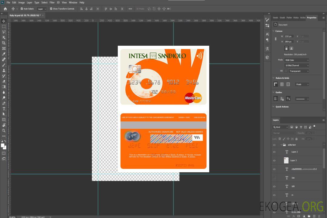 Albanie Intesa Sanpaolo Bank mastercard template Albanie Intesa Sanpaolo Bank mastercard template